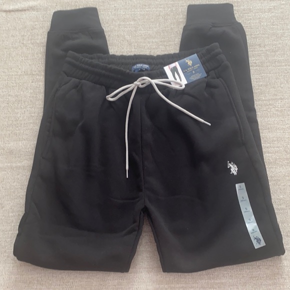 U.S.Polo Assn black jogger/sweatpants Size Small NWT - Picture 3 of 10